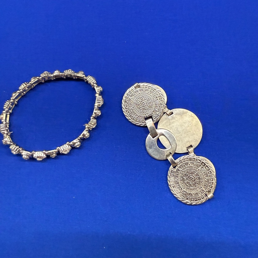 Bundle of two Silver Bracelets